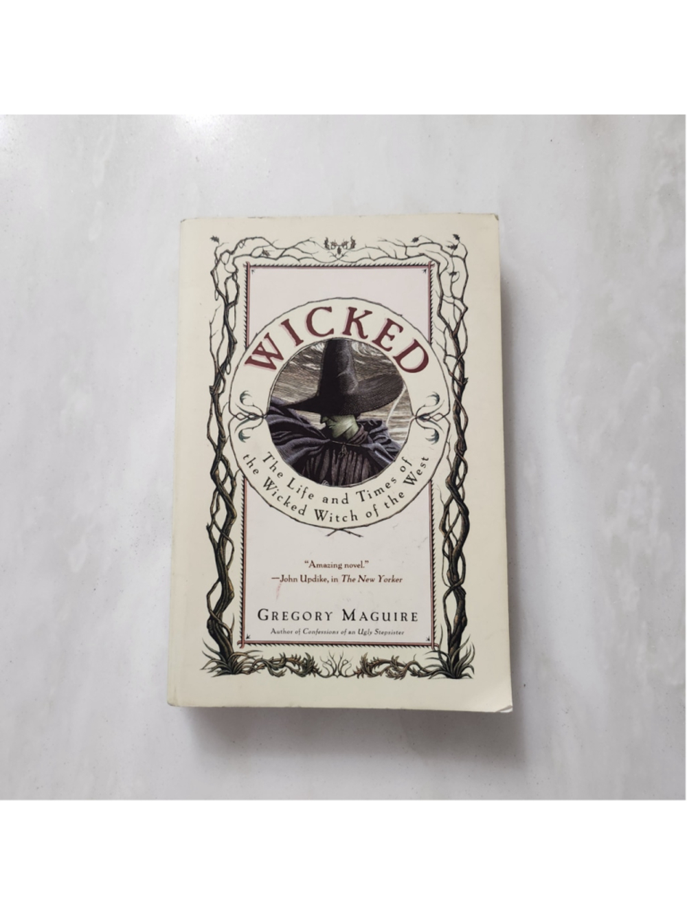 Wicked by Gregory Maguire Paperback Book - Beige and Black